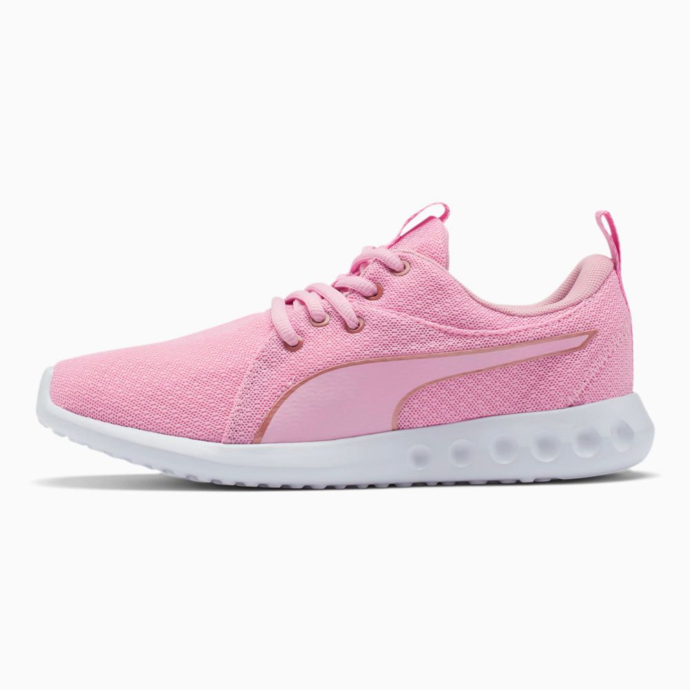 Puma Carson 2 Metallic Mesh Lány Futócipő - Rózsaszín/Rózsaszín Arany ( Hungary - CHQFE4718 )